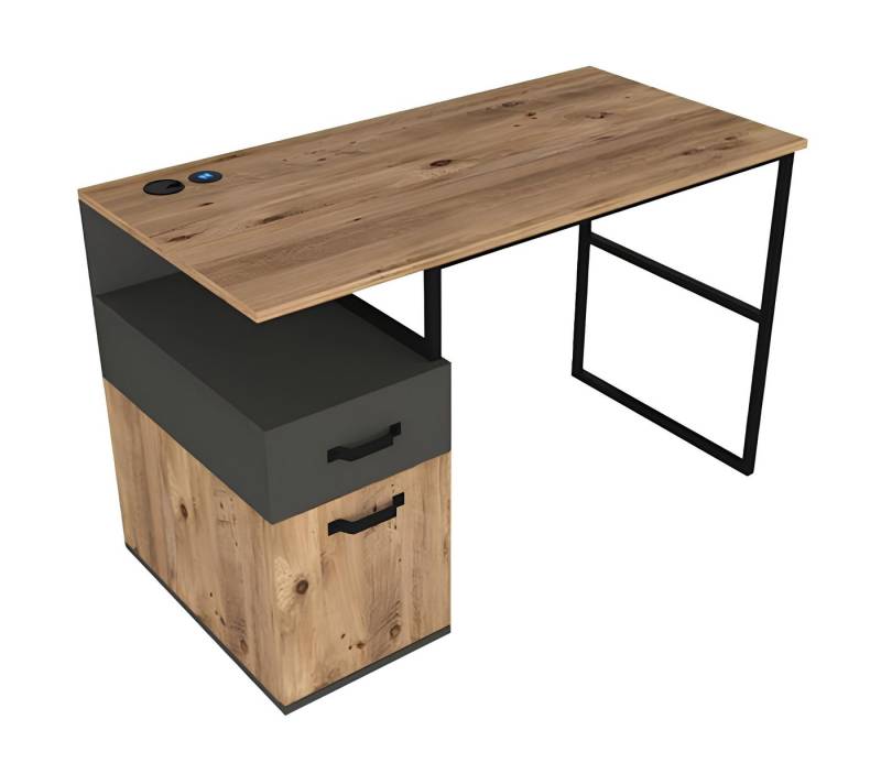 JVmoebel Schreibtisch Komfortabel Jugendzimmer Kindermöbel Braun Moderne Möbel Set (Schreibtisch), Made in Europa von JVmoebel