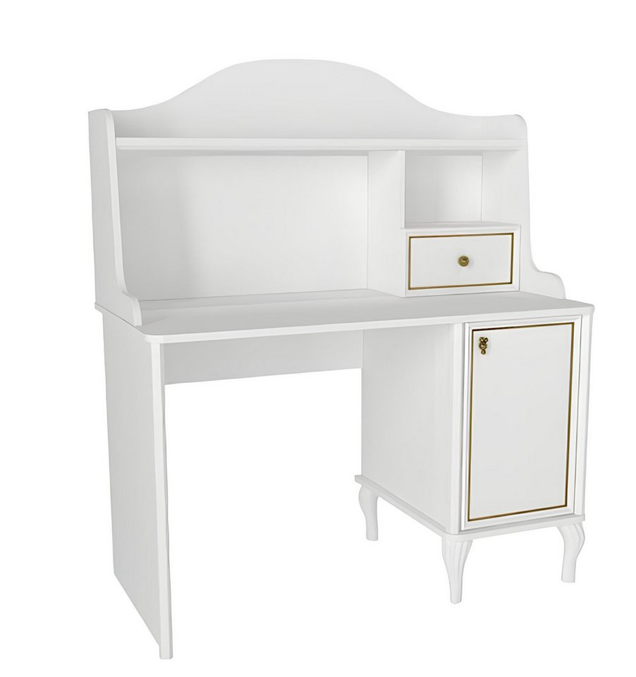 JVmoebel Kinderschreibtisch Schreibtisch Komfortabel Jugendzimmer Kindermöbel Weiß Moderne Möbel (Schreibtisch), Made in Europa von JVmoebel