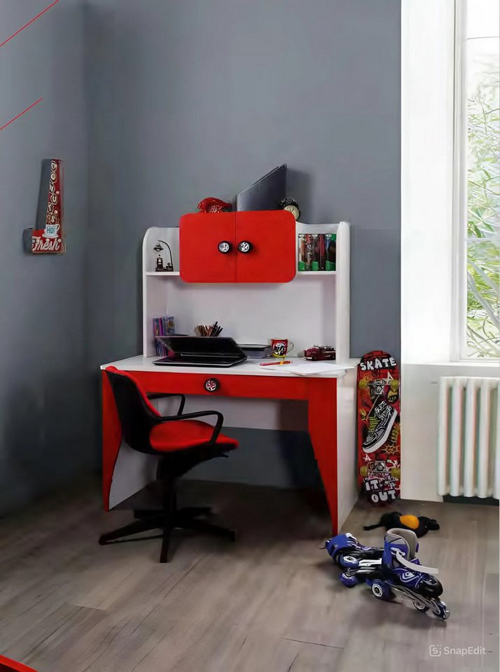 JVmoebel Kinderschreibtisch Schreibtisch Mit Regalen Moderner Jugendzimmer Kinderzimmer Designer, Made in Europa JVmoebel Kinderschreibtisch Schreibtisch Mit Regalen Moderner Jugendzimmer Kinderzimmer Designer, Made in Europa von JVmoebel