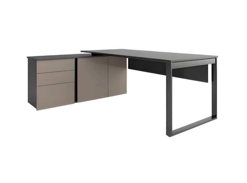 JVmoebel Eckschreibtisch Stilvolle Ecke Büro Schreibtisch Holzmöbel Arbeitsumgebung Schubladen (Eckschreibtisch), Made in Europa von JVmoebel