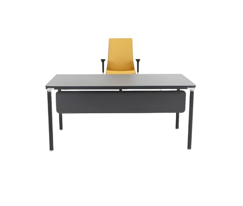 JVmoebel Schreibtisch Stilvoller Grauer Bürotisch Luxuriöser Arbeitsplatz Arbeitstisch (1-St., Schreibtisch), Made in Europa von JVmoebel