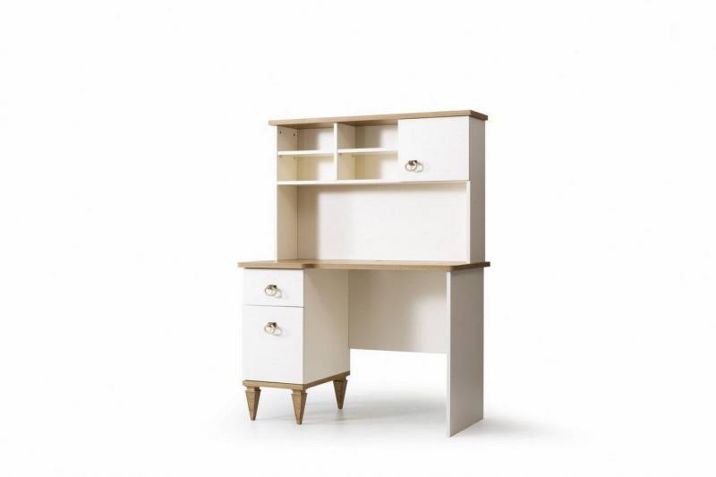 JVmoebel Kinderschreibtisch Stilvoller Kinderzimmer Schreibtisch Hochwertiges Holz Regal Luxus (1-St., Schreibtisch/Regal), Made in Europa von JVmoebel