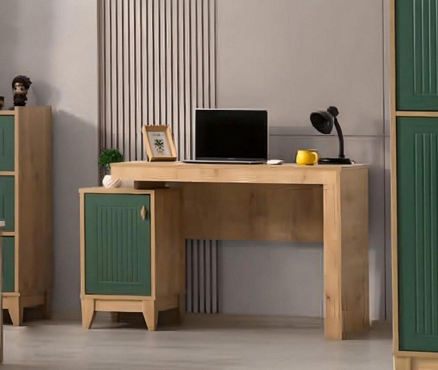 JVmoebel Kinderschreibtisch Stilvolles Möbelset für Kinder- und Jugendzimmer aus Holz (1-St., 1x Schreibtisch), Made in Europa von JVmoebel
