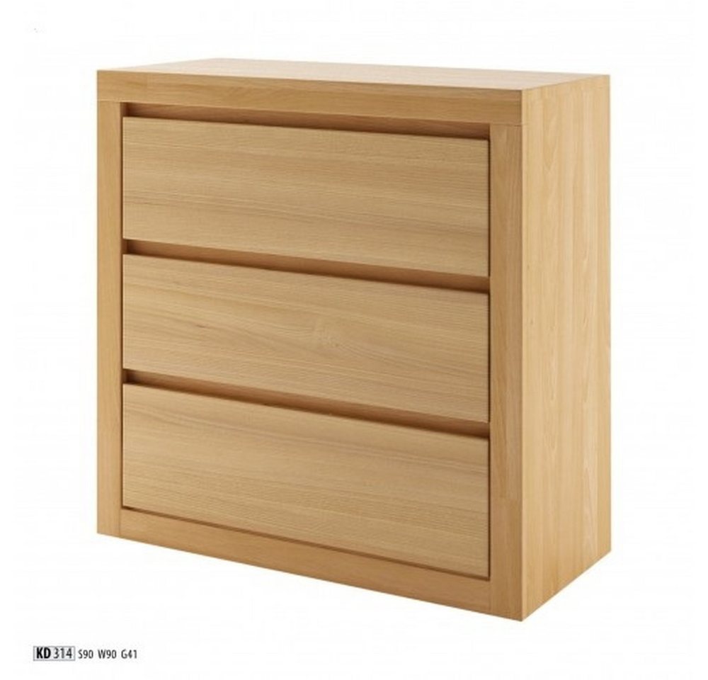 JVmoebel Schubkastenkommode Echtholz Sideboard Kommode Anrichte Lowboard in Naturoptik, Made in Europa JVmoebel Schubkastenkommode Echtholz Sideboard Kommode Anrichte Lowboard in Naturoptik, Made in Europa von JVmoebel