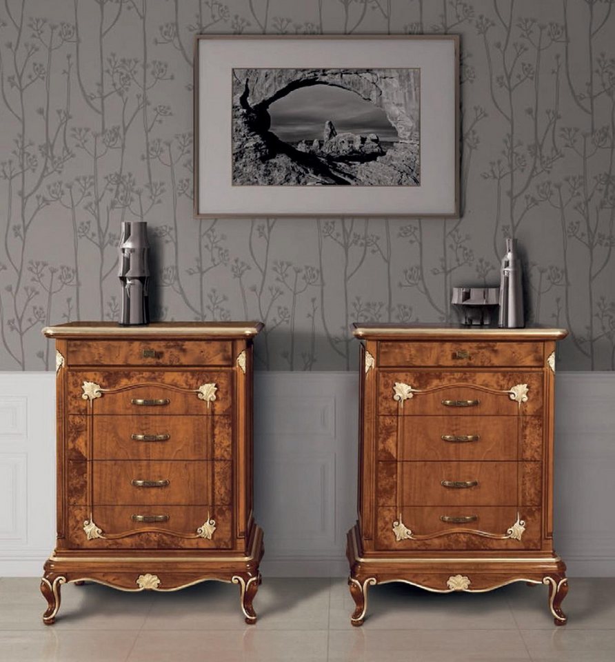 JVmoebel Schubkastenkommode Klassische Holzkommode mit Schubladen in Braun für Stauraum (Schubkastenkommode), Made in Europa von JVmoebel