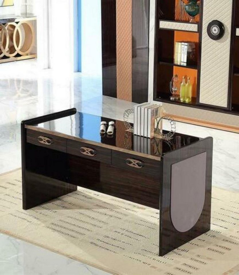 JVmoebel Sekretär, Design Tisch Sekretär Luxus Schreib Möbel Metall Hochglanz Tische von JVmoebel
