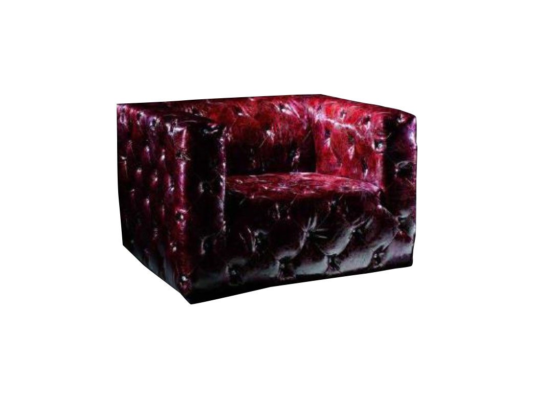 JVmoebel Sessel, Chesterfield Sessel Ledersofa Luxus Sessel Bordeaux Clubsessel Neu von JVmoebel