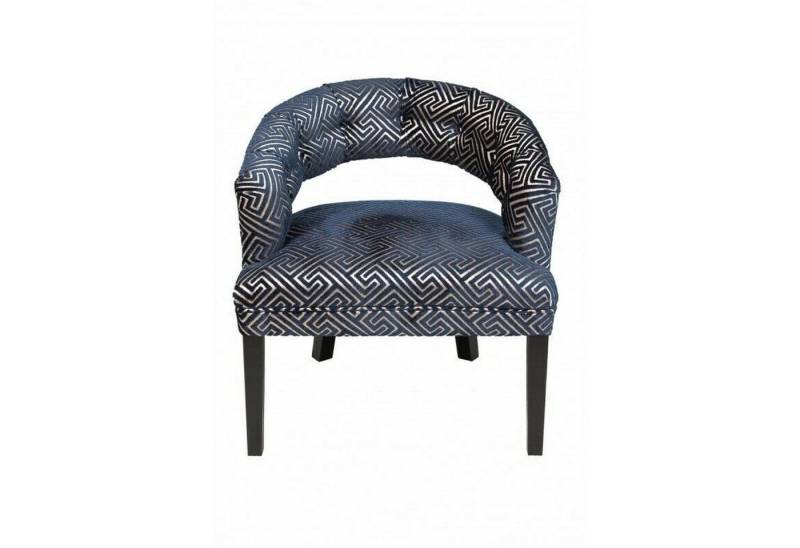 JVmoebel Sessel Design Chesterfield Stühle Garnitur Stuhl Textil Polster Hotel 4x Set von JVmoebel