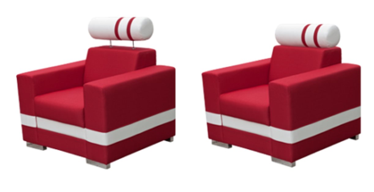 JVmoebel Sessel Stuhl 1 Sitzer Sessel Holz Luxus Klasse Möbel Design Sofa Relax Textil von JVmoebel