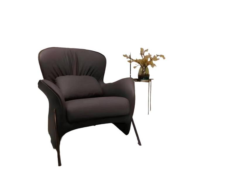 JVmoebel Sessel Club Lounge Stuhl Polster Sofa 1 Sitzer Relax Einsitzer Fernseh Lila, Made in Europa von JVmoebel