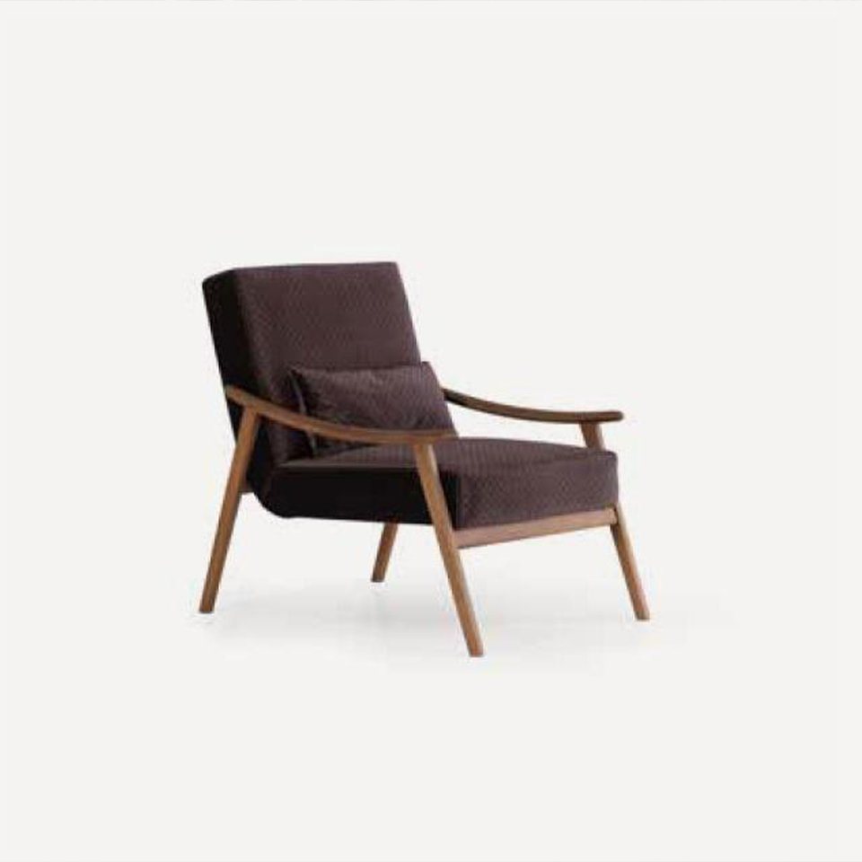 JVmoebel Sessel, Sessel Einsitzer Luxus 1 Sitzer Gepolsterte Stoff Modern Design Textil von JVmoebel