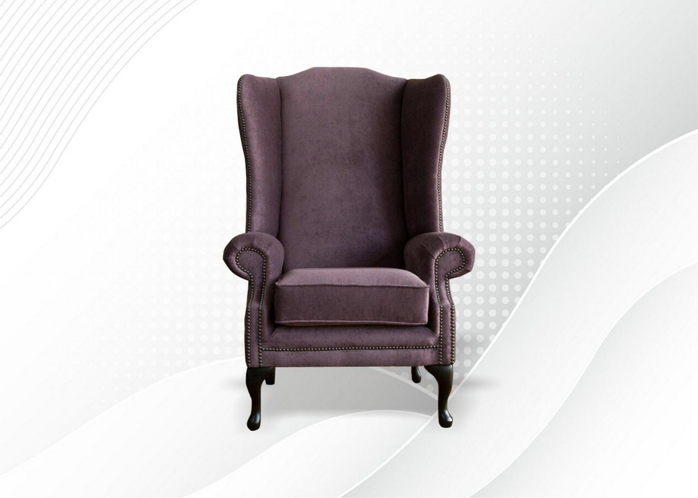 JVmoebel Sessel Antik Rot Lila Chesterfield Relaxsessel 1-Sitzer Sofa, Made in Europa JVmoebel Sessel Antik Rot Lila Chesterfield Relaxsessel 1-Sitzer Sofa, Made in Europa von JVmoebel