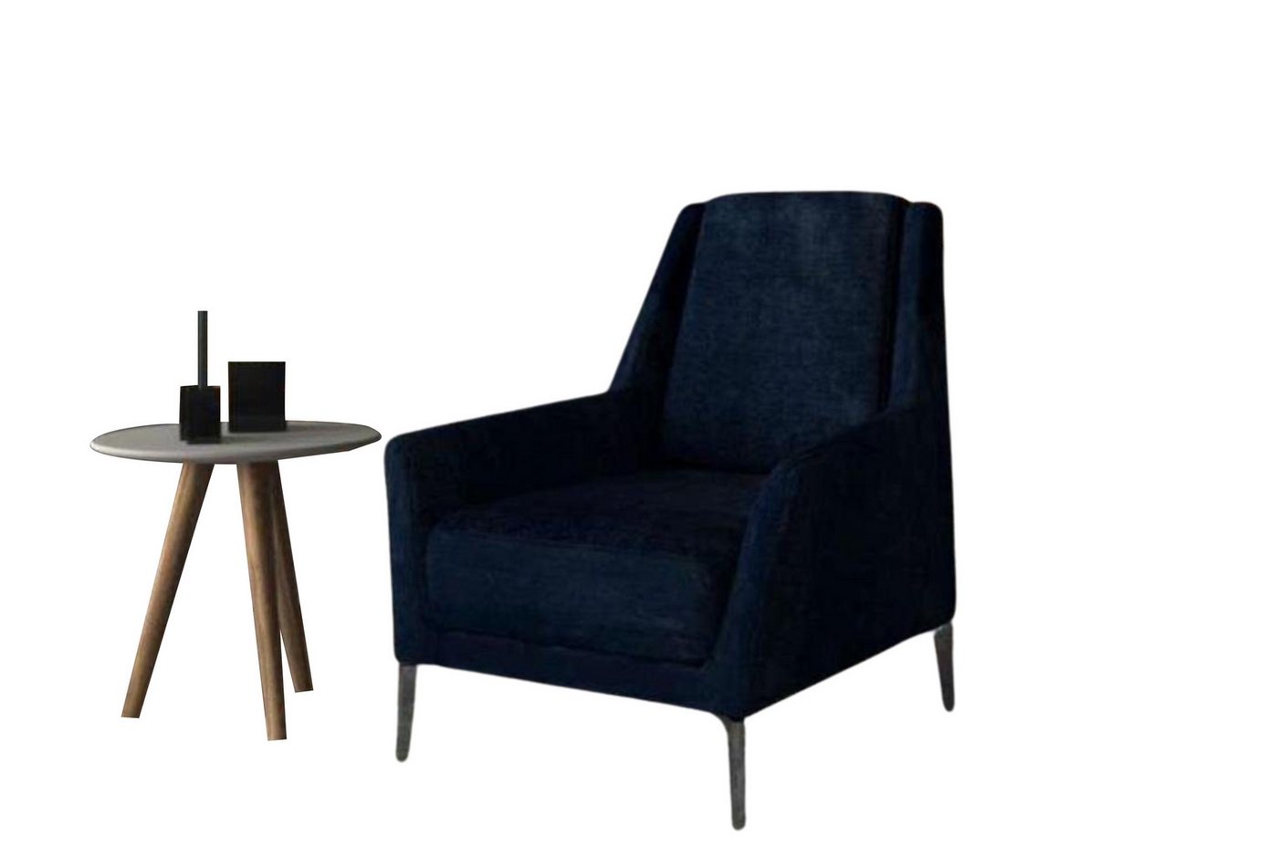 JVmoebel Sessel Blauer Relax Sessel Moderner Einsitzer Wohnzimmermöbel Clubsessel Neu (1-St., Sessel), Made in Europa von JVmoebel