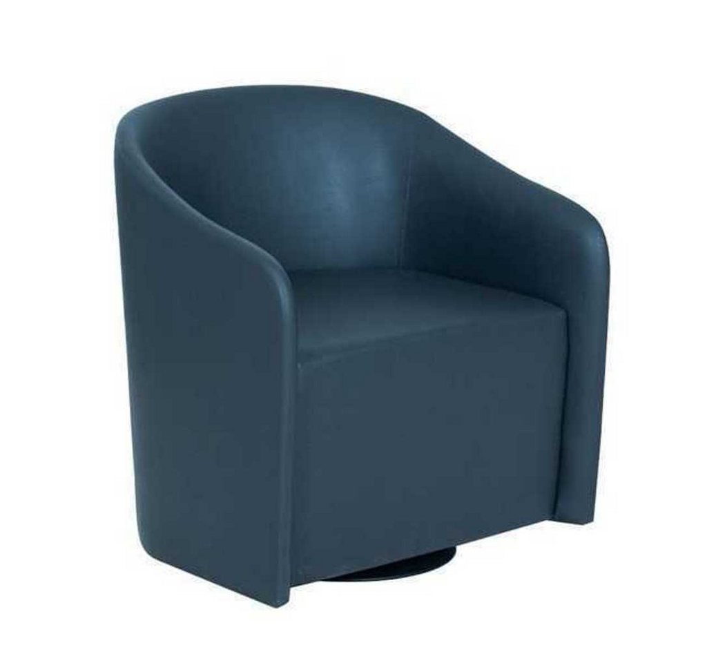 JVmoebel Sessel Blauer Sessel Designer Einsitzer Textilsessel Moderner Relaxsessel Neu (1-St., 1x Sessel), Made in Europa von JVmoebel