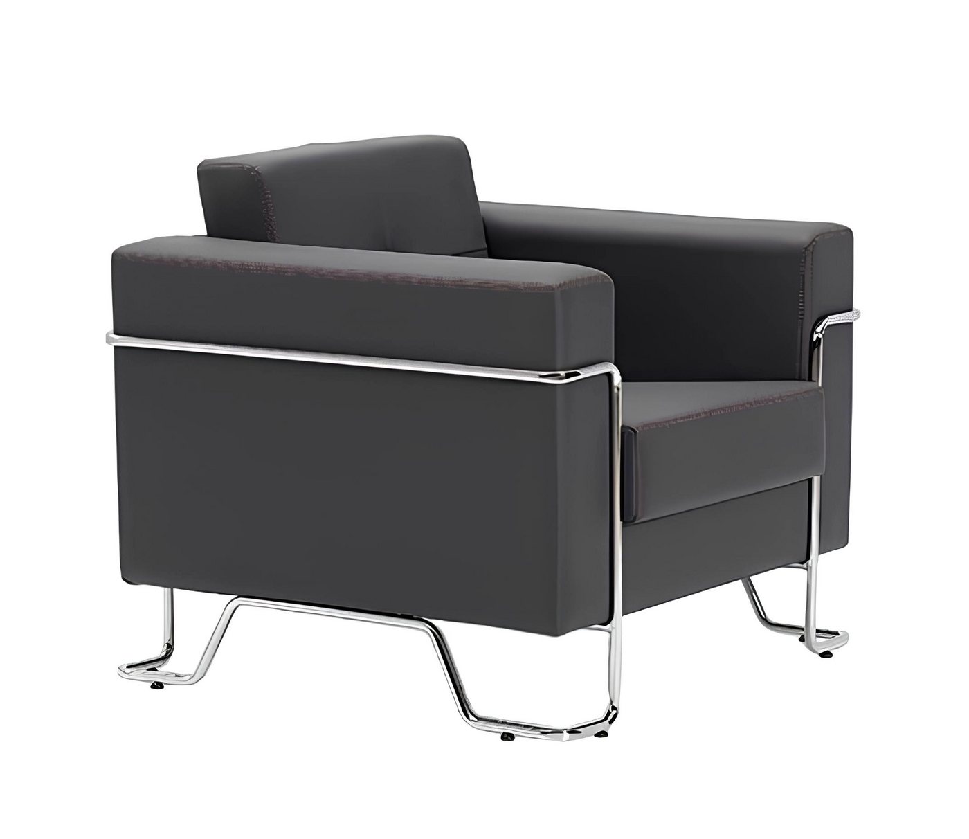 JVmoebel Sessel Design Sessel 1 Sitzer Couch Leder Polster Modern (1-St., Sessel), Made in Europa von JVmoebel