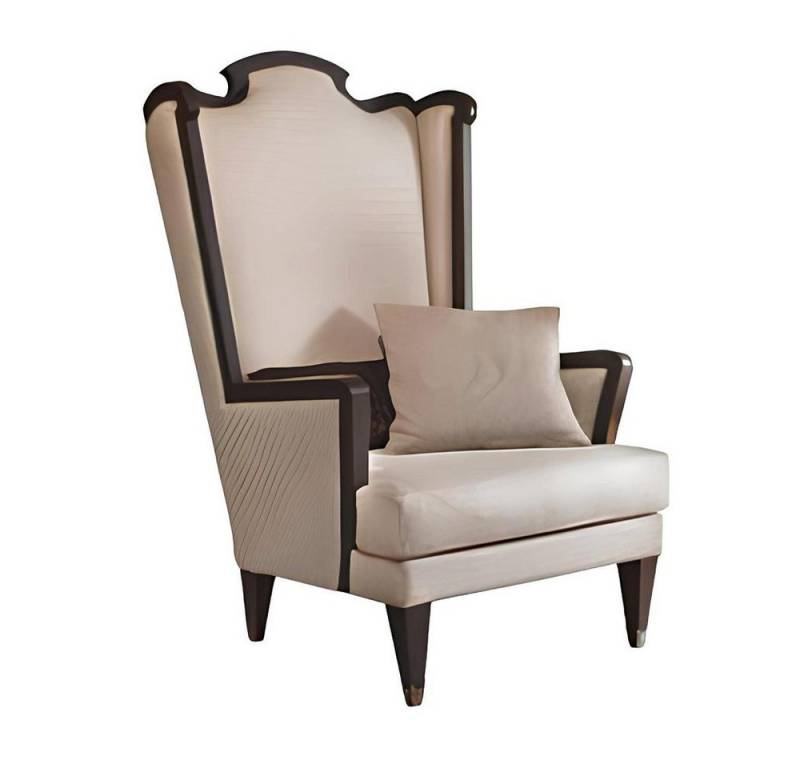 JVmoebel Sessel Design Sessel Ohrensessel Italienische Möbel Polster Sofa 1-Sitzer (Sessel), Made in Europa von JVmoebel