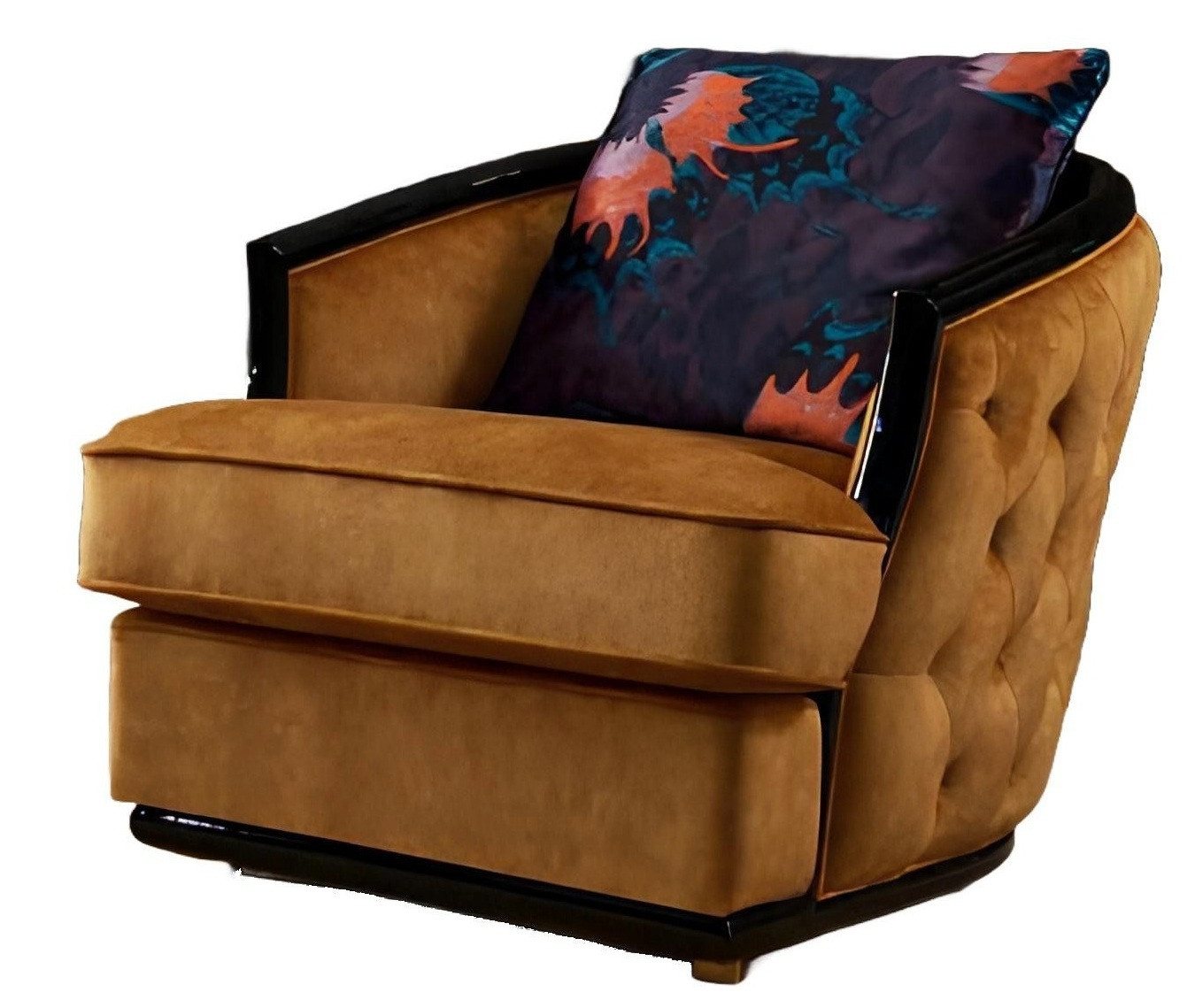 JVmoebel Loungesessel Design Sessel Textil Luxus Fernseh Couch 1 Sitzer Sofa Relax Lounge (Sessel), Made in Europa von JVmoebel