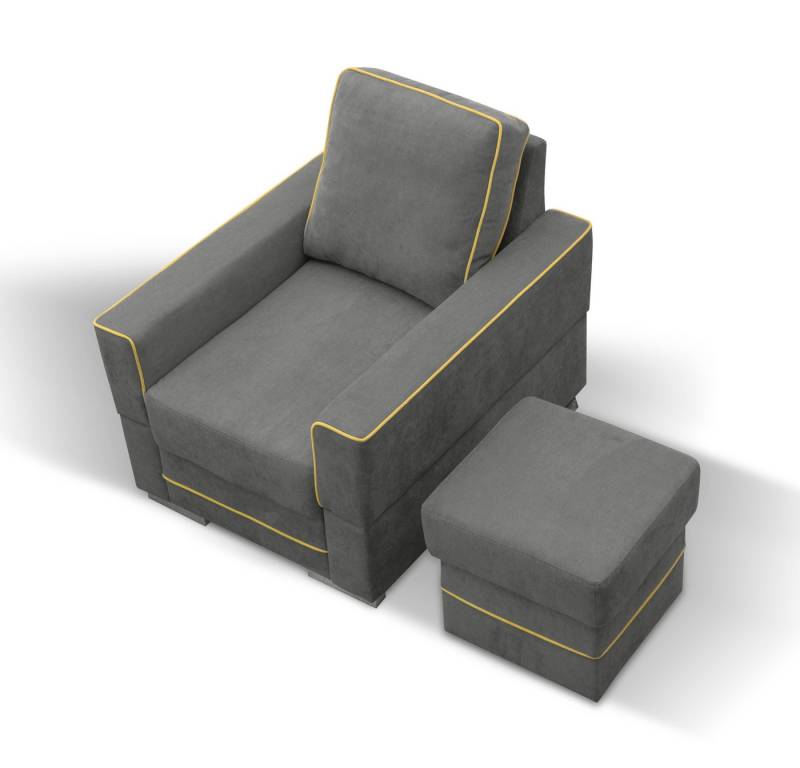 JVmoebel Sessel Designer Sessel Couch 1-Sitzer Polster Sofas aus Textil neu, Made in Europa JVmoebel Sessel Designer Sessel Couch 1-Sitzer Polster Sofas aus Textil neu, Made in Europa von JVmoebel