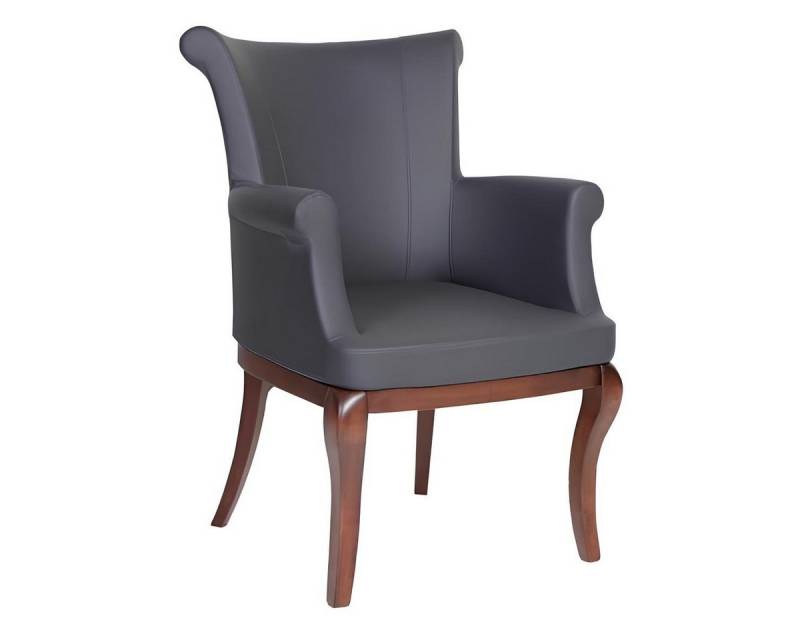 JVmoebel Sessel Eleganter Polstersessel in Grau für das Esszimmer (1-St., 1x Sessel), Made in Europa von JVmoebel