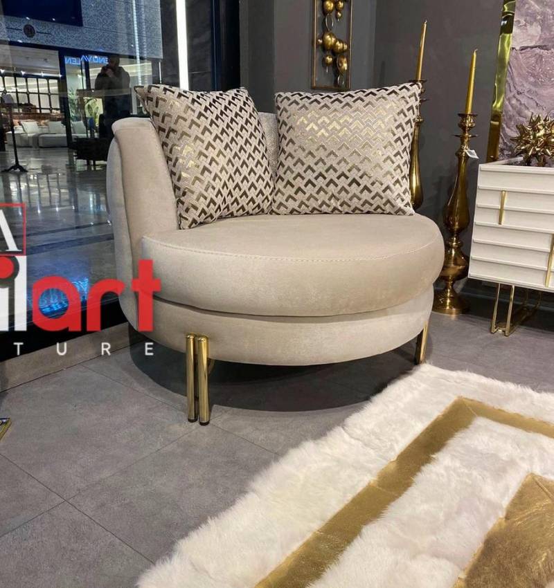 JVmoebel Sessel Eleganter Polsterstuhl aus Holz für das Wohnzimmer - modernes Design (Sessel), Made in Europa von JVmoebel