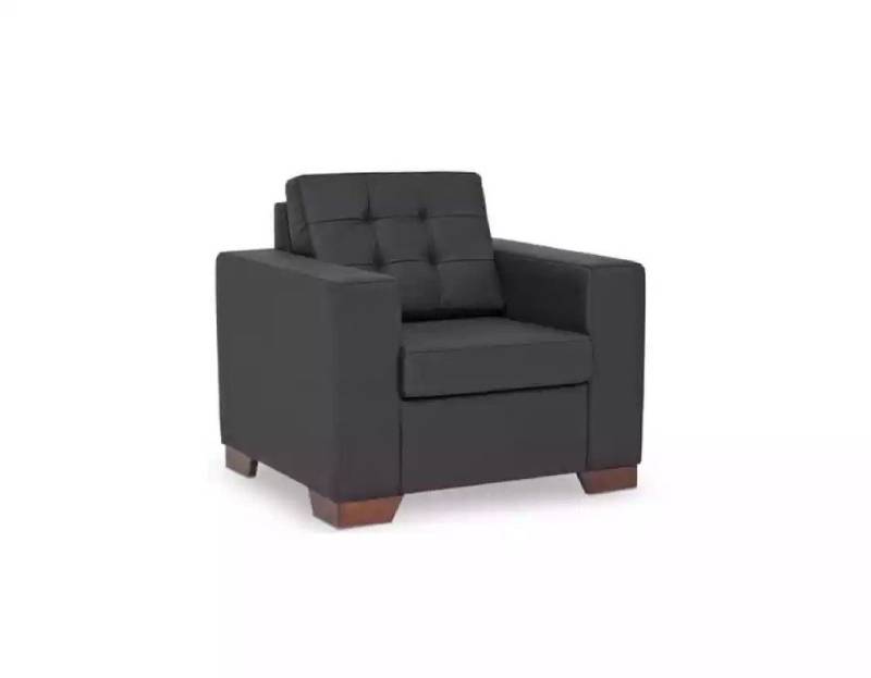 JVmoebel Sessel Eleganter Schwarzer Polstersessel für das Büro Design Arbeitszimmer (1-St), Made in Europa von JVmoebel