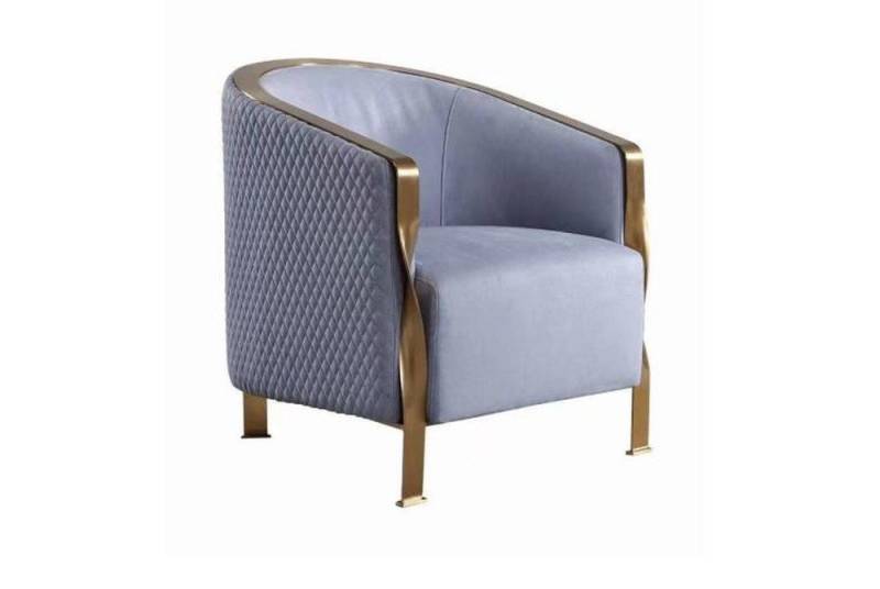 JVmoebel Sessel Eleganter grauer Clubsessel für modernes Wohnzimmer-Design (1-St., 1x Sessel), Made in Europa von JVmoebel