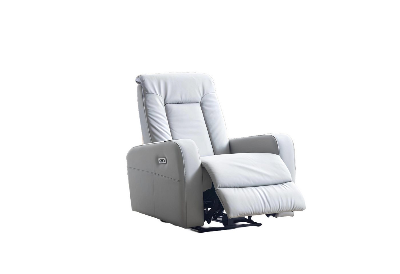 JVmoebel Relaxsessel Exklusiver Weißer Sessel Wohnzimmer 1-Sitzer Textil Möbel Modernes (1-St., Sessel), Made in Europa von JVmoebel
