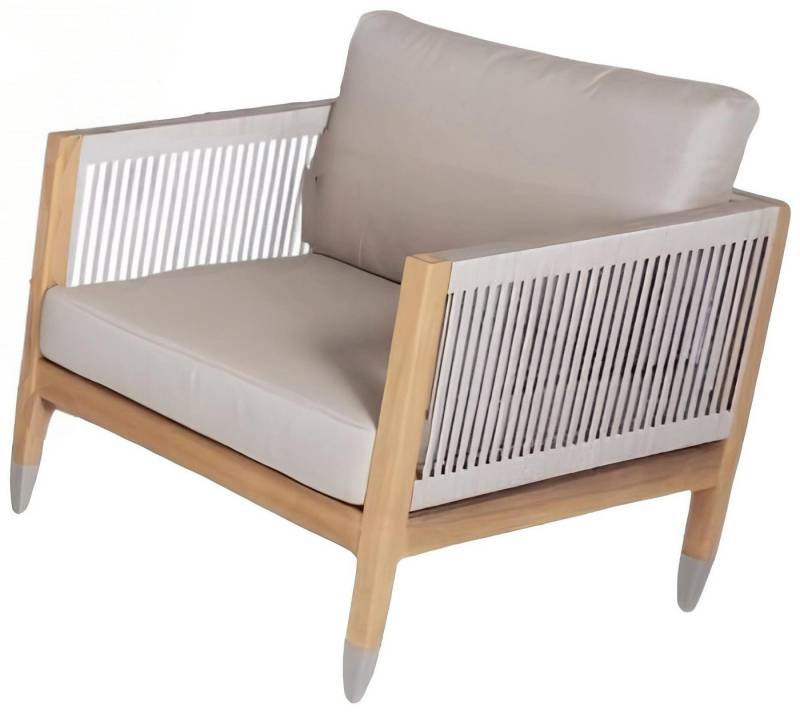 JVmoebel Gartensessel Grau Sessel Ohrensessel Polstersessel Relaxsessel Gartensessel (1-St., Sessel), Made in Europa von JVmoebel