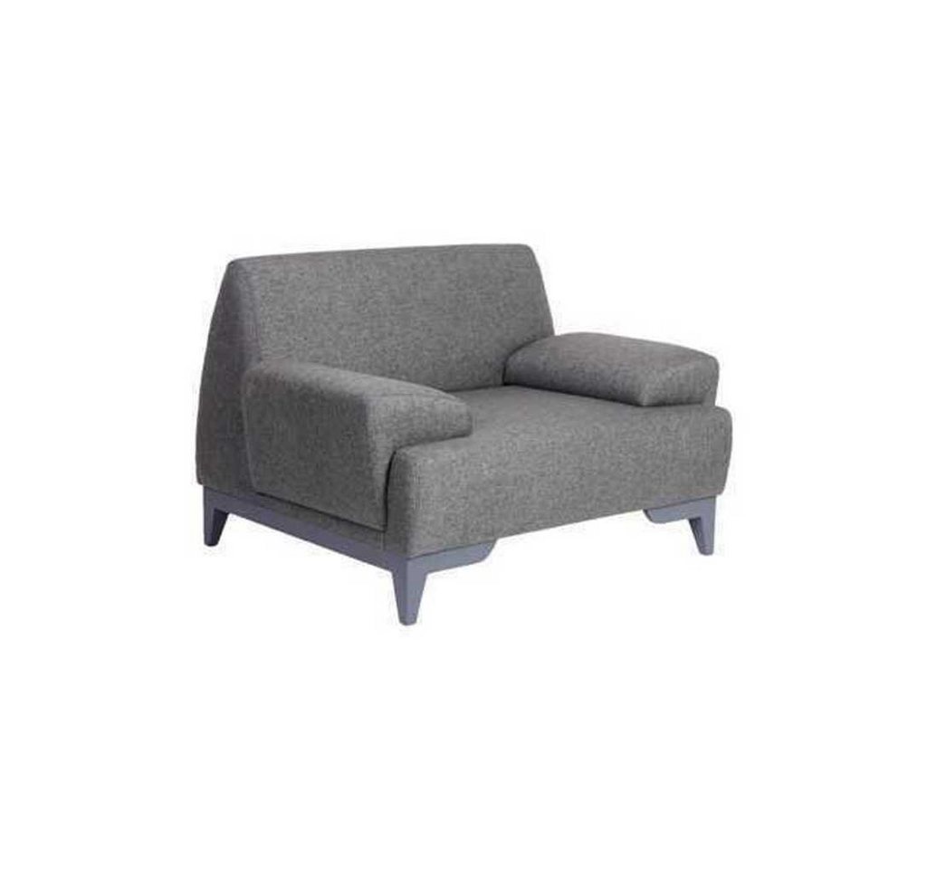 JVmoebel Sessel Grauer Designer Sessel Moderner Wohnzimmer 1-Sitzer Relax (1-St., 1x Sessel), Made in Europa von JVmoebel