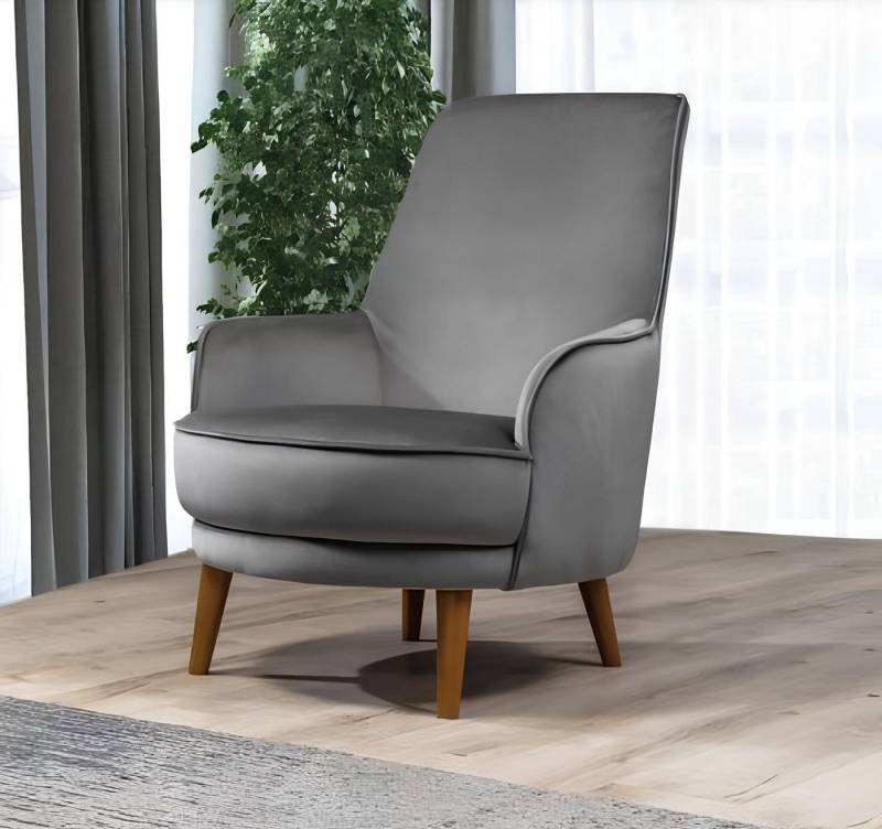 JVmoebel Sessel Grauer Relax-Einsitzer für das Wohnzimmer - Polsterstuhl im Stil, Made in Europa JVmoebel Sessel Grauer Relax-Einsitzer für das Wohnzimmer - Polsterstuhl im Stil, Made in Europa von JVmoebel