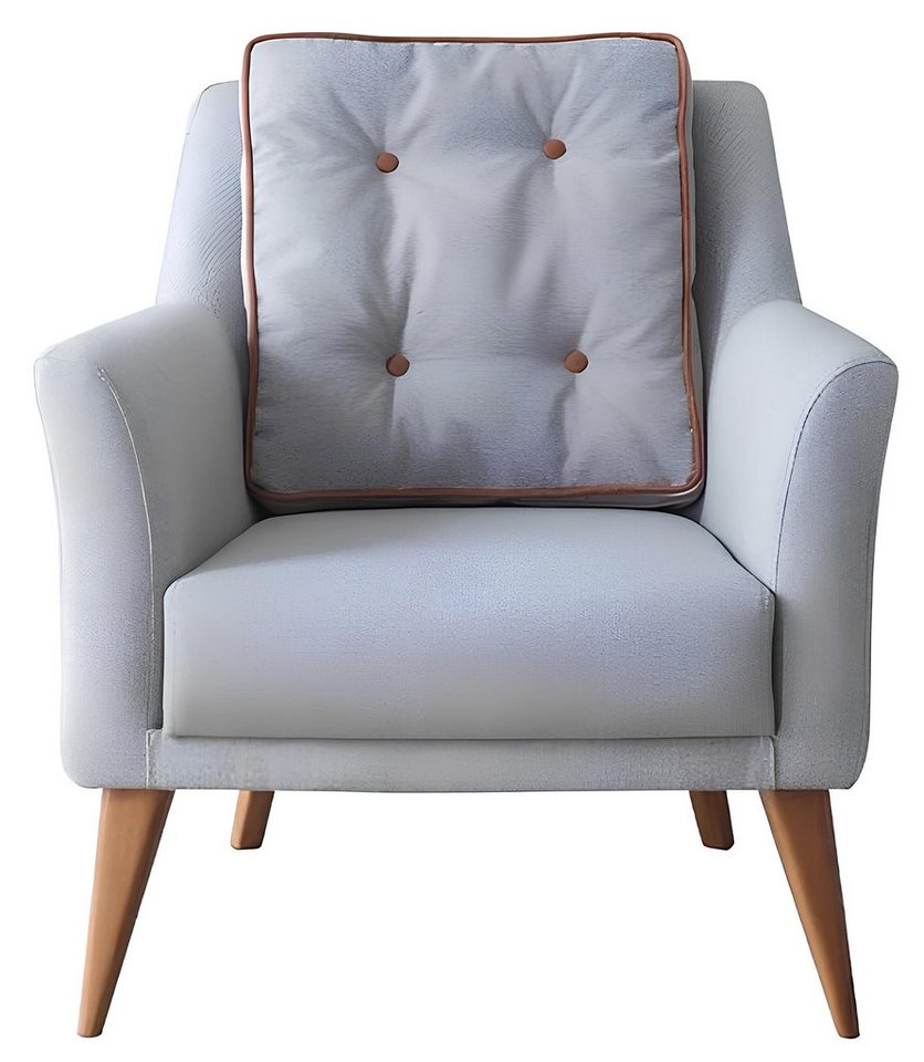 JVmoebel Relaxsessel Hellblauer Designer Relaxsessel für das Wohnzimmer Möbel (1-St., Sessel), Made in Europa von JVmoebel