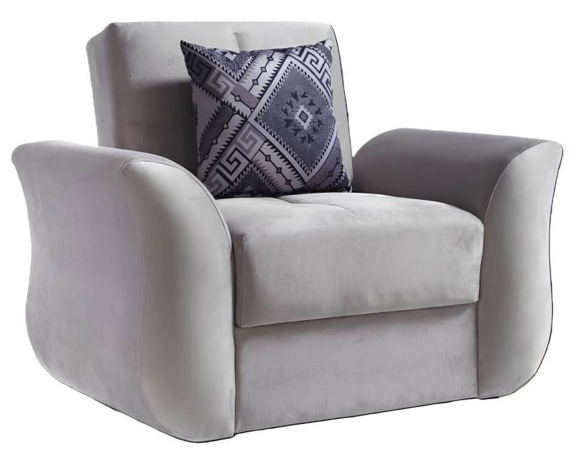 JVmoebel Relaxsessel Luxuriöser Design Relaxsessel in Weiß - Moderner Textil Sessel (Sessel), Made in Europa von JVmoebel