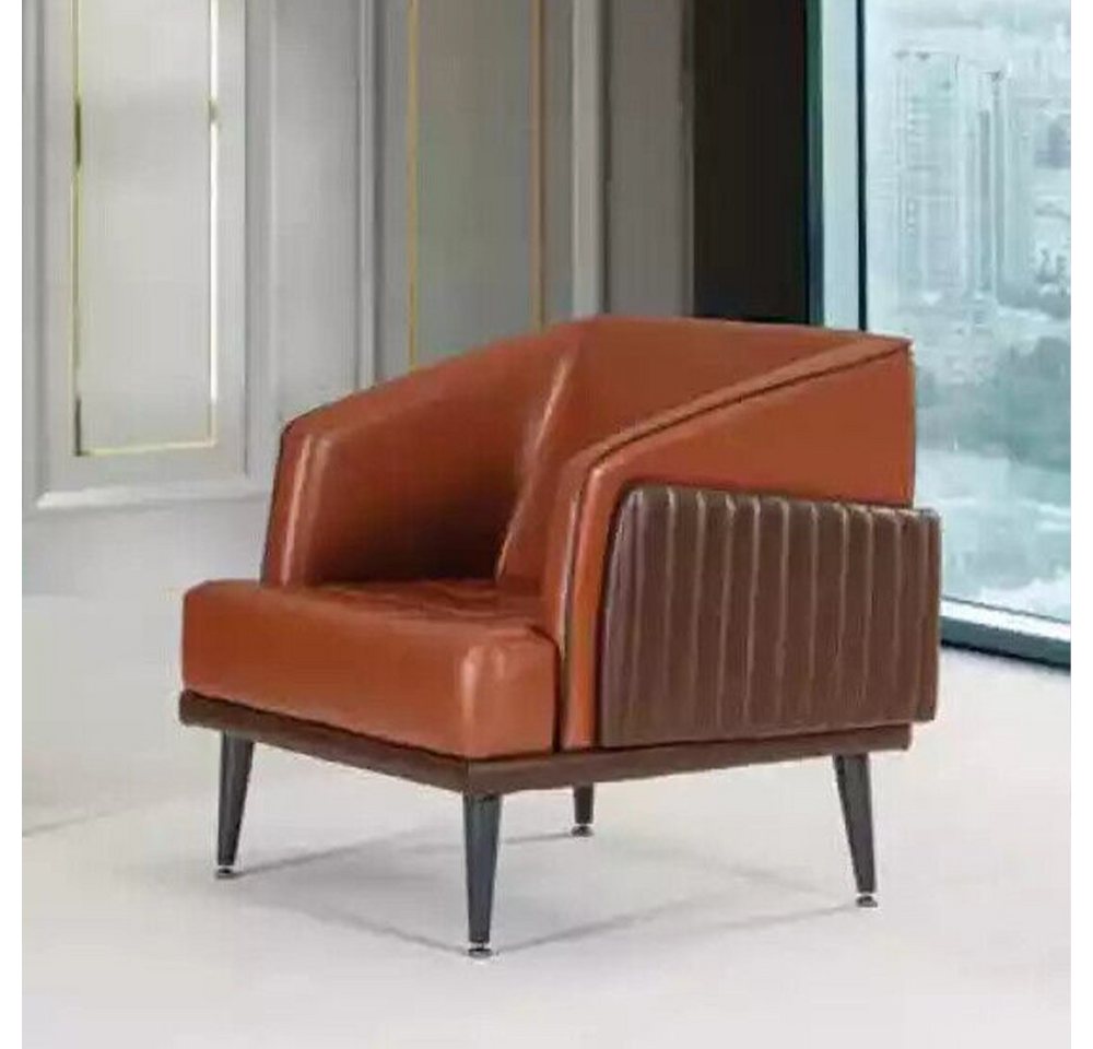 JVmoebel Sessel Luxus Sessel Stil Modern Arbeitzimmer Polster Stoff Design Büro Möbel, Made In Europe von JVmoebel