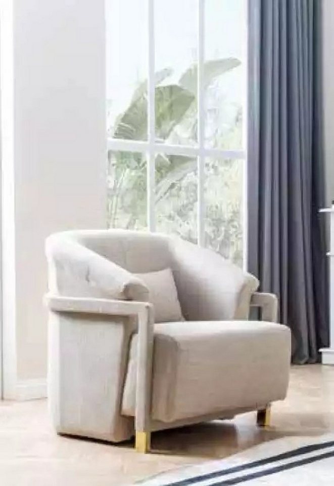 JVmoebel Sessel Moderner Drehsessel für Wohnzimmer – Stilvoller Einzelsitz (1-St., 1x Sessel), Made in Europa von JVmoebel