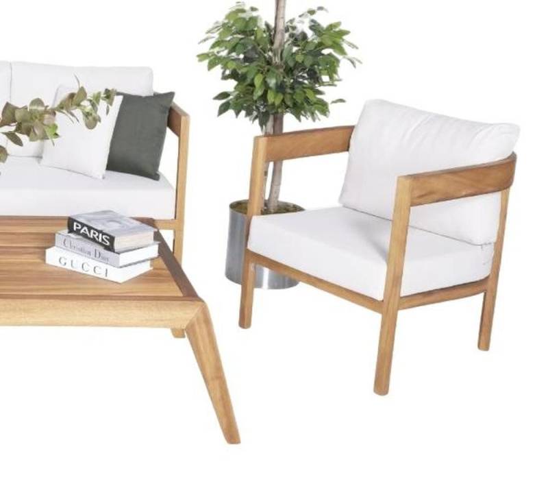 JVmoebel Gartenstuhl Outdoor Gartensessel Relaxsessel Balkon Terrasse Lounge Stuhl Sessel (1 St), Made in Europa von JVmoebel