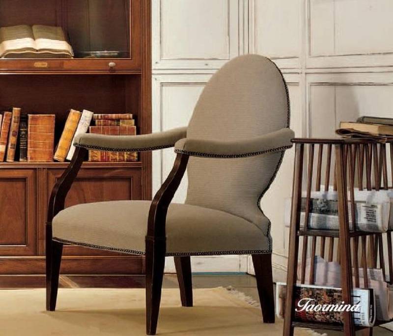 JVmoebel Sessel Eleganter Esszimmerstuhl aus Massivholz mit Armlehnen (Sessel), Made in Europa von JVmoebel