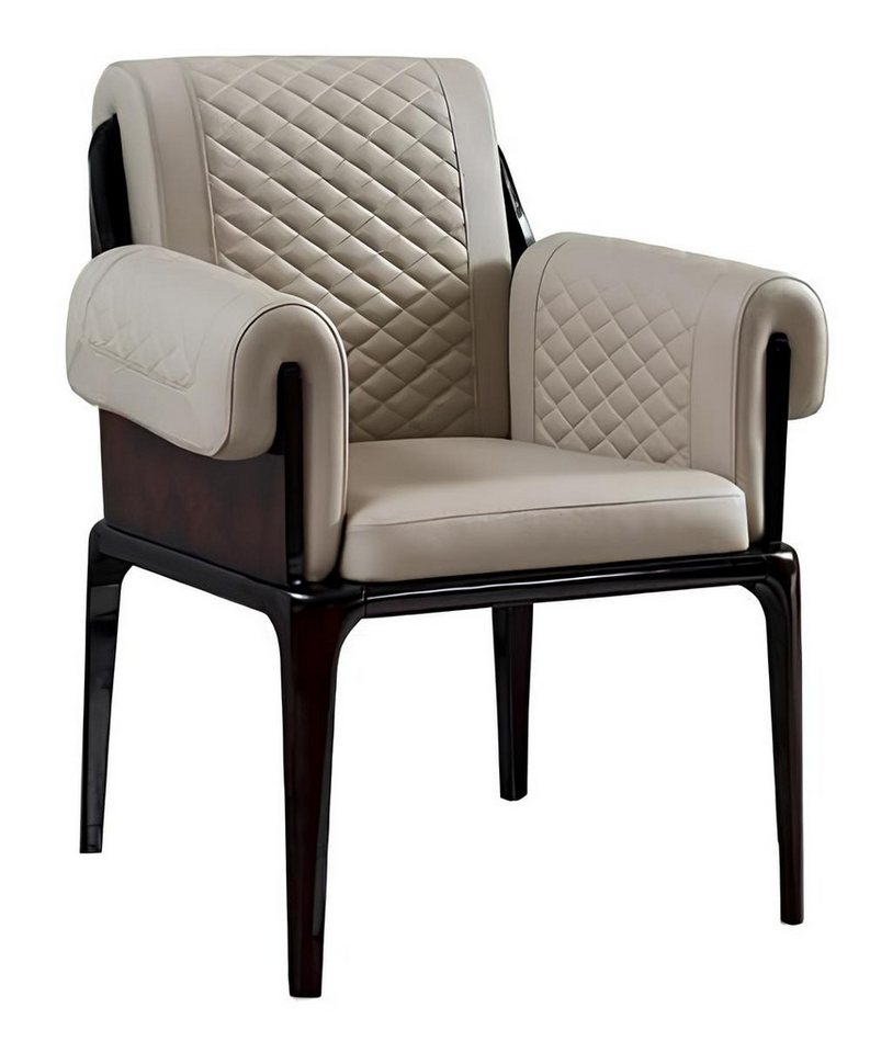 JVmoebel Sessel Stühle Esszimmer Möbel Holz Beige 4x Lehn Stühle Essstuhl Beige, Made in Europa JVmoebel Sessel Stühle Esszimmer Möbel Holz Beige 4x Lehn Stühle Essstuhl Beige, Made in Europa von JVmoebel