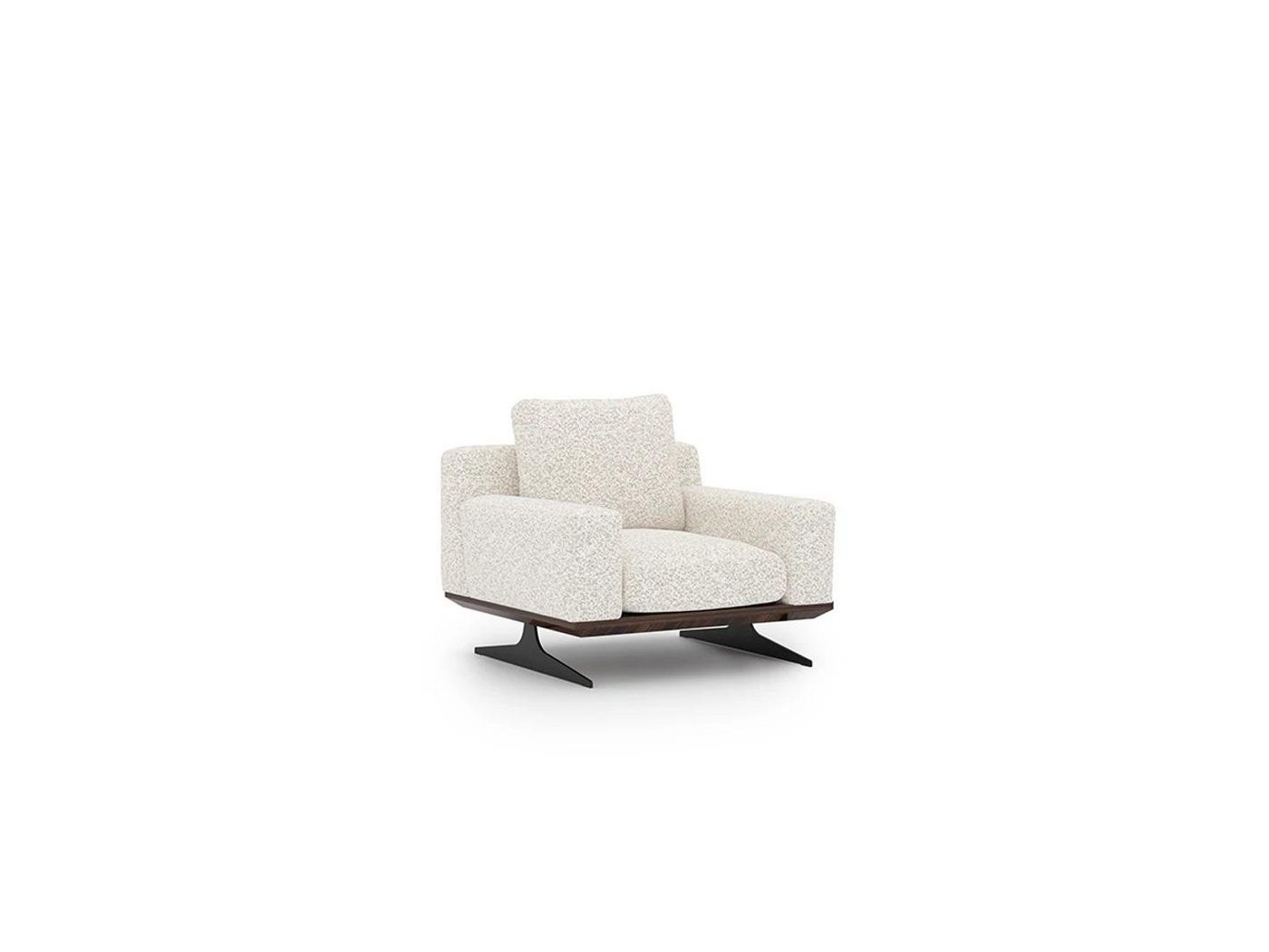 JVmoebel Sessel Wohnzimmer Luxus Textil Sessel Polstermöbel Modern Designer Möbel (1-St., Sessel), Made in Europa von JVmoebel