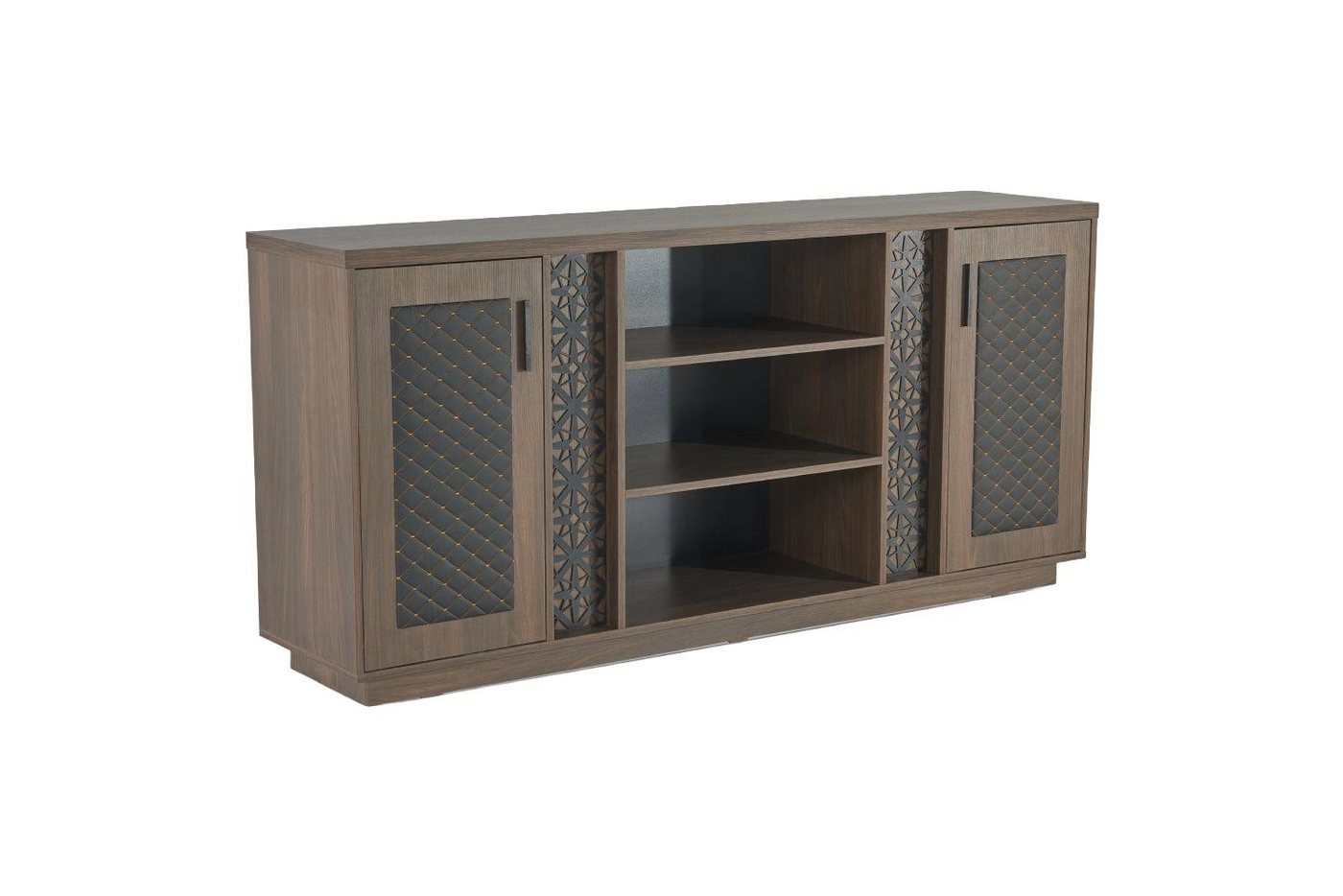 JVmoebel Sideboard Aktenschrank Sideboard Braun Schwarz Modern Zweifarbig Modern Design (Sideboard), Made in Europa von JVmoebel