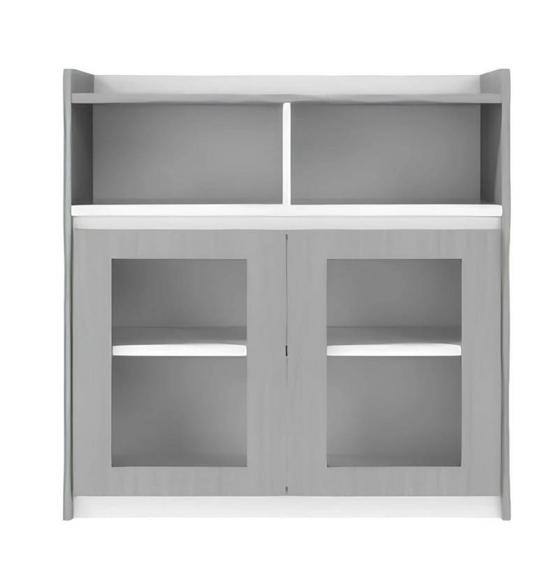 JVmoebel Sideboard Anrichte Sideboard Buffet Kredenz Vitrinenschrank Büroschrank Kommode (Anrichte), Made in Europa von JVmoebel