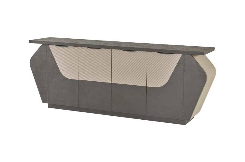 JVmoebel Sideboard Arbeitszimmer Sideboard Aktenschrank Grau Zweifarbig Stauraum Modern (Sideboard), Made in Europa von JVmoebel