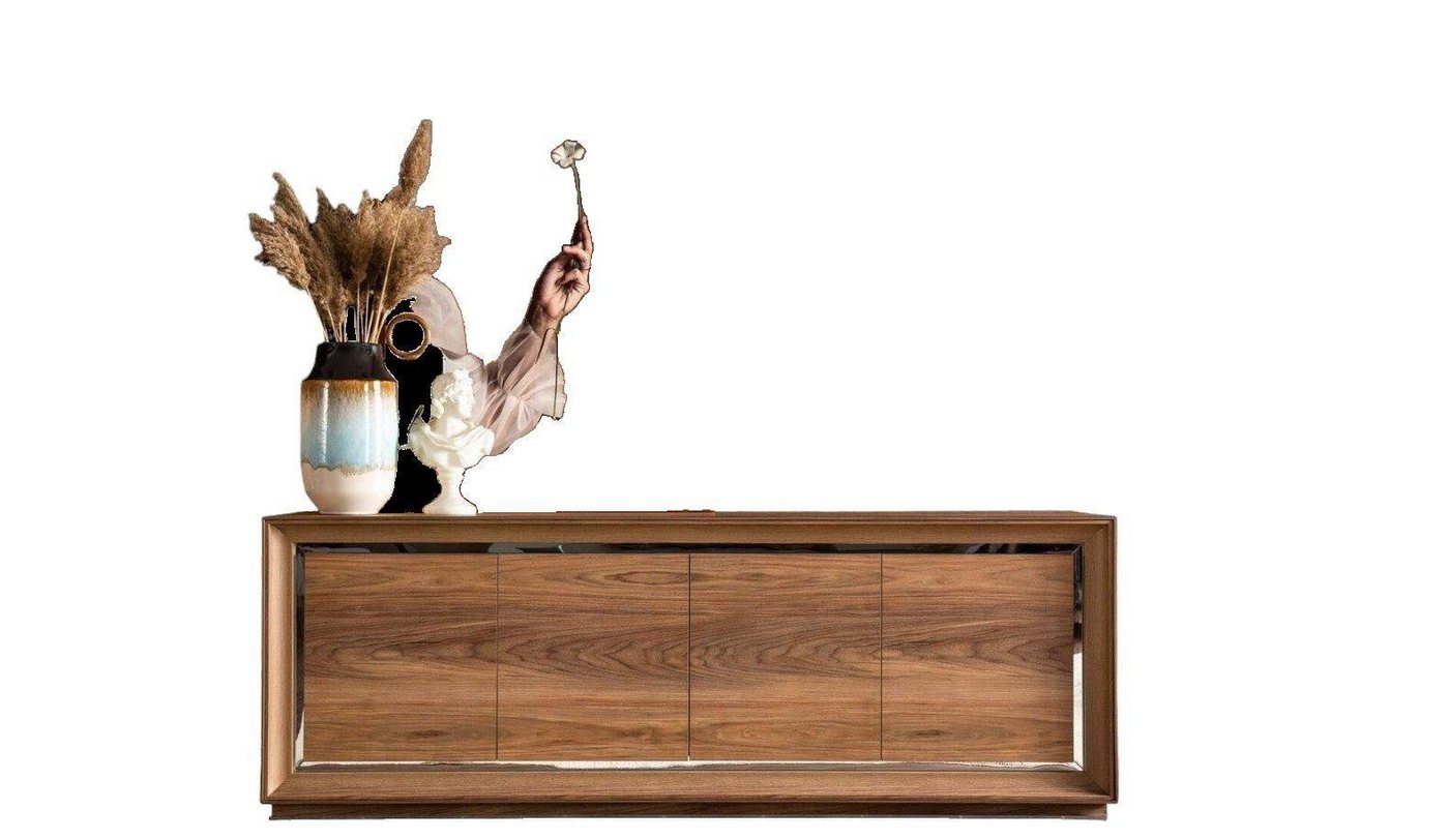 JVmoebel Sideboard Braune Kommode Anrichte Buffet Schrank Möbel Anrichten Sideboard (1 St., 1x Sideboard), Made in Europa von JVmoebel