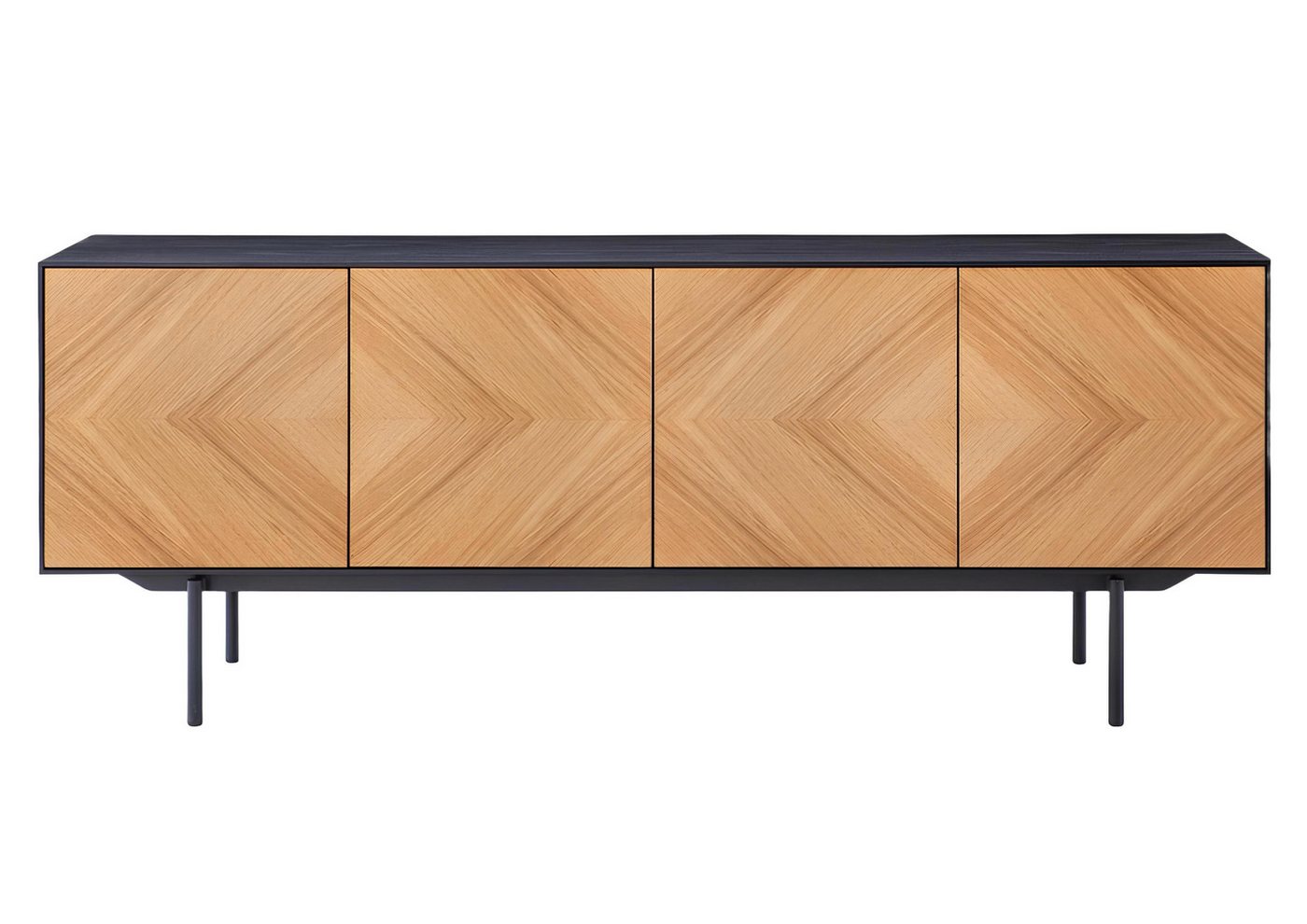 JVmoebel Sideboard Buffet Sideboard Kommode Anrichte Esszimmerschrank Holz Braun (1 St., Sideboard), Made in Europa von JVmoebel