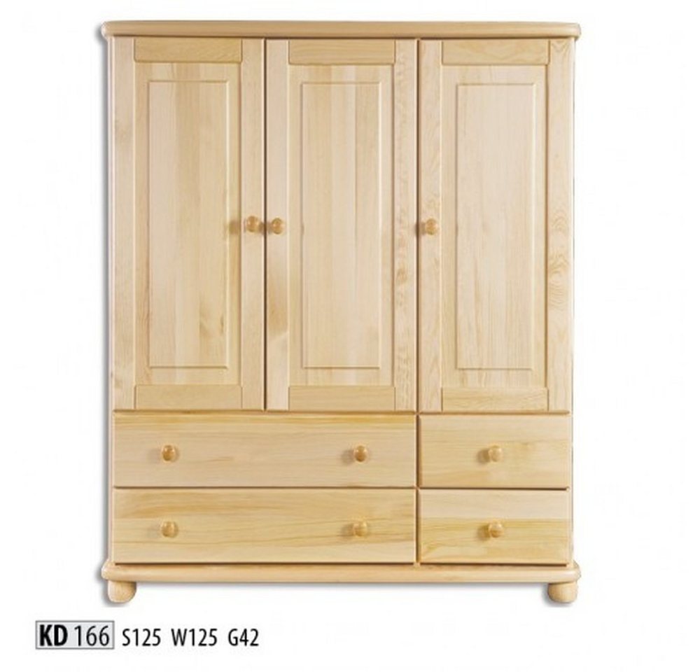 JVmoebel Sideboard Echtholz Kommode - Massive Anrichte für stilvolle Räume, Made in Europa von JVmoebel