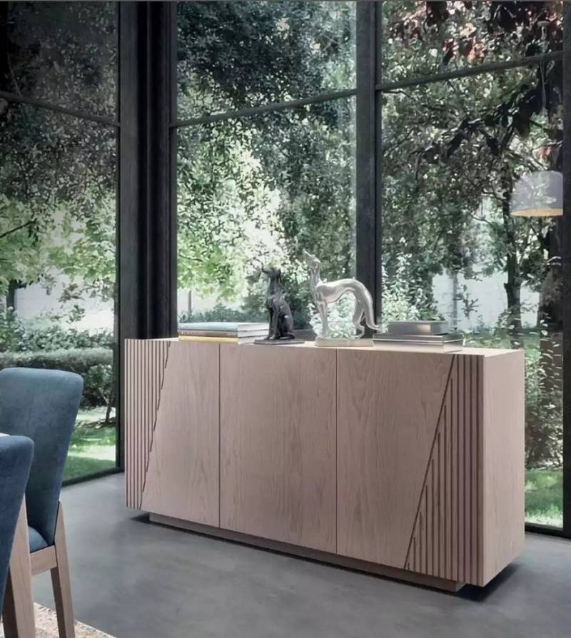 JVmoebel Sideboard Elegante Braune Türen im modernen Luxusdesign für Ihr Wohnzimmer, Made in Europa von JVmoebel