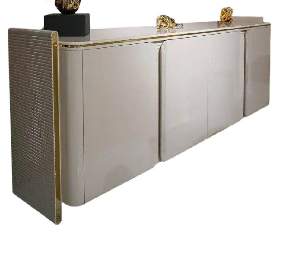 JVmoebel Sideboard Garnitur Sideboard mit Spiegel Wandspiegel Anrichte Luxus (2 St., Sideboard + Spiegel), Made in Europa von JVmoebel