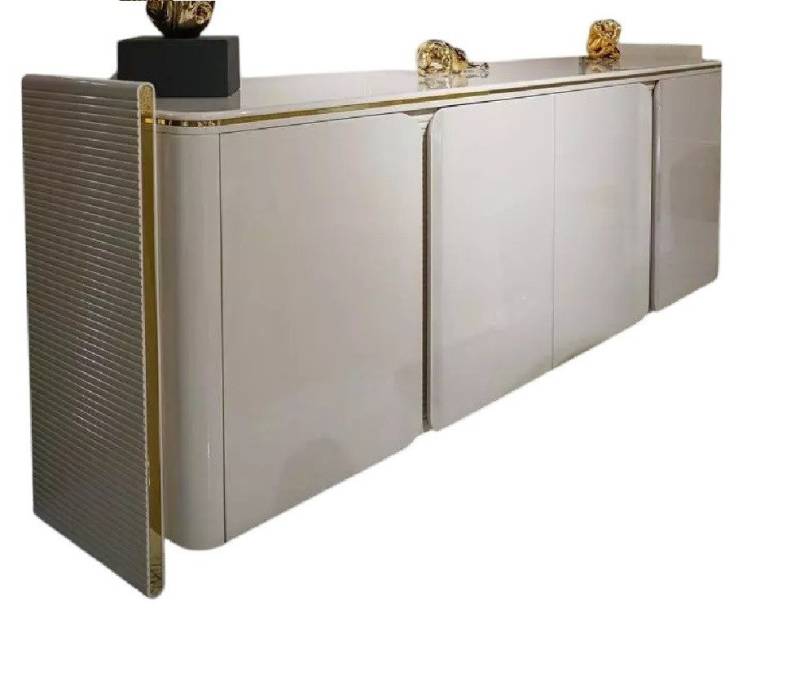 JVmoebel Sideboard Garnitur Sideboard mit Spiegel Wandspiegel Anrichte Luxus (2 St., Sideboard + Spiegel), Made in Europa von JVmoebel