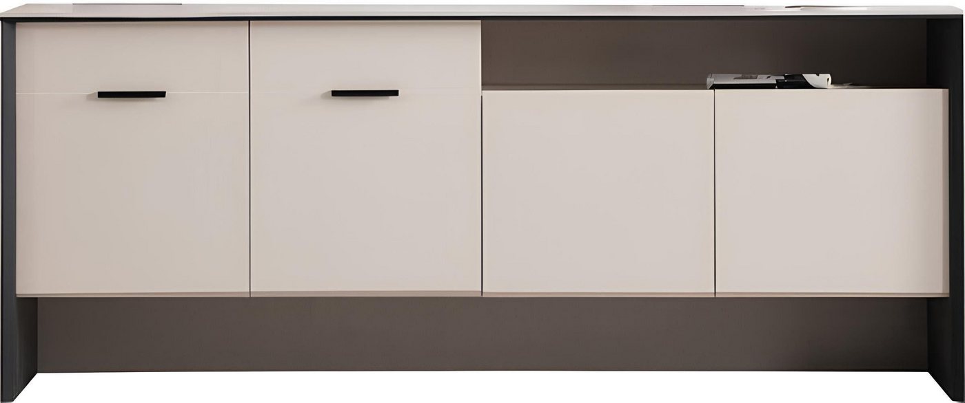 JVmoebel Sideboard Highboard Kommode Anrichte Schrank Kommoden Sideboard Buffet Holz (Sideboard), Made in Europa von JVmoebel