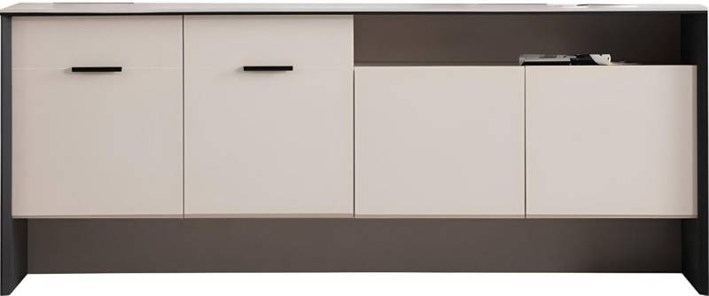 JVmoebel Sideboard Highboard Kommode Anrichte Schrank Kommoden Sideboard Buffet Holz (Sideboard), Made in Europa von JVmoebel