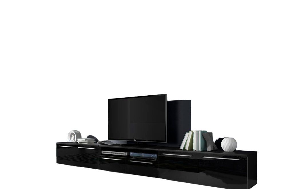 JVmoebel Wohnwand Hochglanz Wohnzimmer Sideboard Modern Lowboard TV-Ständer Sofort, (1-St), Made in Europa von JVmoebel